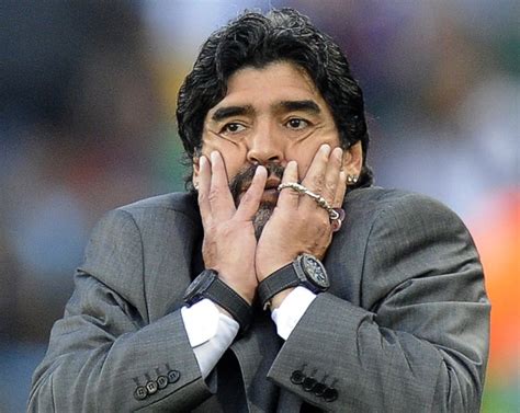 why maradona wore two watches.